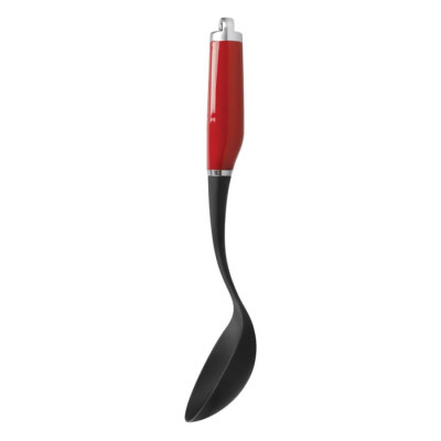 Ложка для сервіровки з прорізами KitchenAid Coreline, 35 см, червоний (KAG004OHERE)