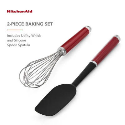 Набір кухонних приладь KitchenAid Coreline, 2 предмета, червоний (KQG463OHERE)