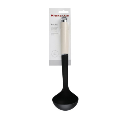 Ополоник KitchenAid Coreline, 32,8 см, кремовий (KAG006OHACE)