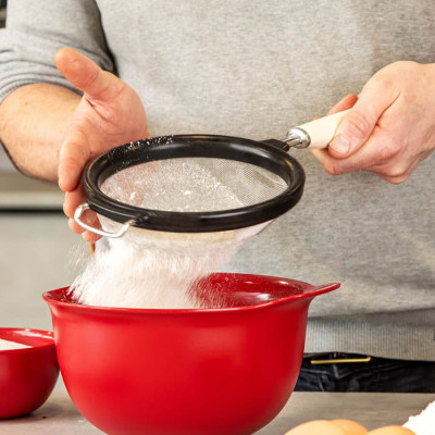 Сито KitchenAid Coreline, 18 см, кремовий (KAG161OHACE)