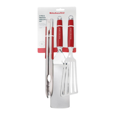 Набір для грилю KitchenAid Coreline, 3 предмета, червоний (KAG930OHERE)