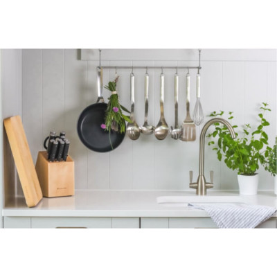 Ложка кухонна з прорізами KitchenAid Premium, 34 см (KMG004OHSS)