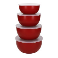 Набір мисок з кришками KitchenAid Universal, 4 шт, 355/591/828/1065 мл (KQG176OSERE)