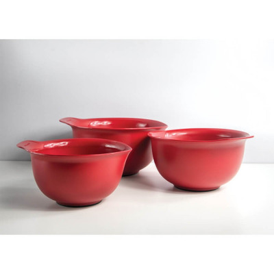 Набір мисок для змішування KitchenAid Universal, 3 шт, 2,4/3,3/4,3 л, червоний (KQG175OSERE)
