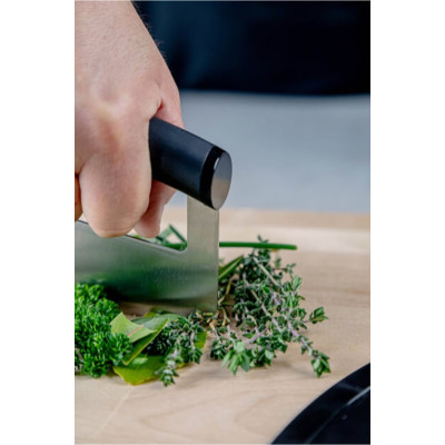 Ніж-меццалун KitchenAid Universal, з захисним чохлом на лезо 15,2x2,4x11,6 см (KQG173OHOBE)