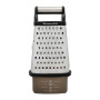 Терка чотирьохстороння з контейнером KitchenAid Universal, чорний (KQG300OSOBE)