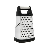 Терка чотирьохстороння з контейнером KitchenAid Universal, чорний (KQG300OSOBE)