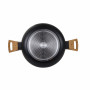 Каструля з кришкою Bergner Earth black, 24 см, 4.3 л (BG-32036-BK)