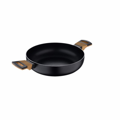 Сотейник з кришкою Bergner Earth black, 28 см (BG-32038-BK)