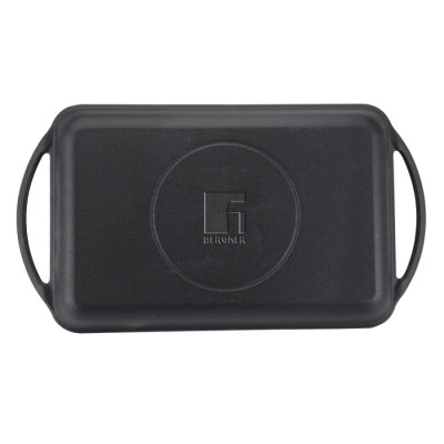 Пательня-гриль Bergner Bbq lovers, 33.5x22 см (BG-34132-BK)