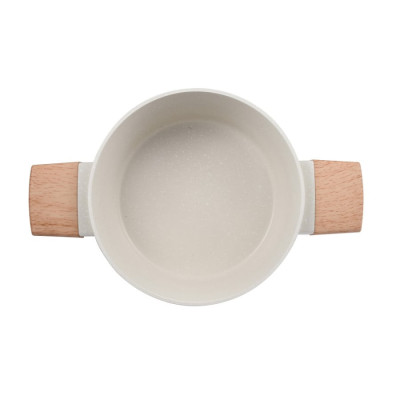 Каструля з кришкою Bergner Naturally, 20 см, 2.4 л (BG-34745-CR)