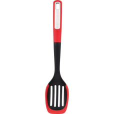 Ложка кулінарна з прорізами Bergner Mars, 34 см (BG-38871-RD)