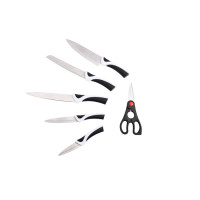 Набор ножей с ножницами Bergner Kyoto, 6 пр (BG-39319-MM)