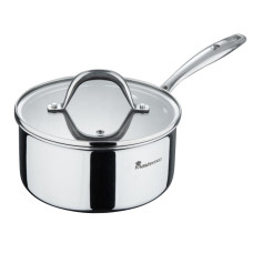 Ківш з кришкою Bergner MasterPro Hi-tech-3, 18 см (BGMP-1622)