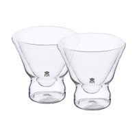 Набор стаканов с двойными стенками Bergner MasterPro Mixology, 230 мл, 2 шт (BGMP-20202)