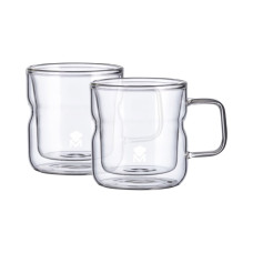 Набір чашок з подвійними стінками Bergner MasterPro Mixology, 140 мл, 2 шт (BGMP-20208)