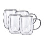 Набір чашок з подвійними стінками Bergner MasterPro Mixology, 50 мл, 4 шт (BGMP-20209)