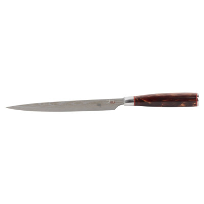 Ніж кухонний Bergner MasterPro Tetsu, коричневий, 20 см (BGMP-4126-BR)