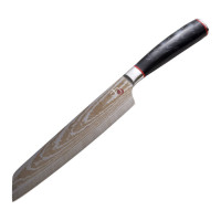 Нож кухонный накири Bergner MasterPro Tetsu, чорный, 20 см (BGMP-4127-MBK)