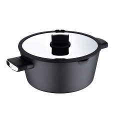 Каструля з кришкою Bergner Ion, 6 л (BG-35802-BK)
