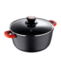 Кастрюля с крышкой Bergner Chroma, 20 см, 2.2 л (BG-30114-BK)