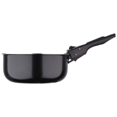 Набір ковшів Bergner Click&cook black, 16/18/20 см (BG-31602-BK)