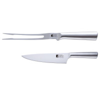 Набір ніж та виделка для м'яса Bergner Bbq lovers, 2 предмета (BG-40220-MM)