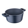 Каструля з кришкою Bergner MasterPro Indigo, 24 см (BGMP-7979)