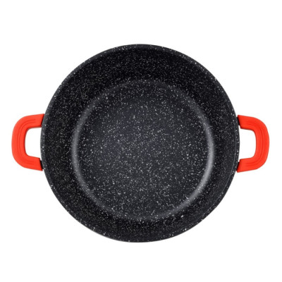 Каструля з кришкою Bergner Chroma, 24 см, 5 л (BG-30115-BK)