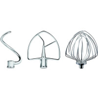 Набір з 3 насадок KitchenAid 5KSM7BL3PSS для чаші 5,6 л, 6,6 л і 6,9 л
