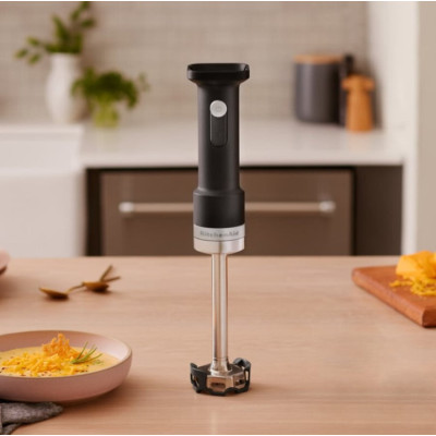 Блендер погружной KitchenAid Go 5KHBRV00BM 12V беспроводной со съемной батареей, без аккумулятора, матовый черный