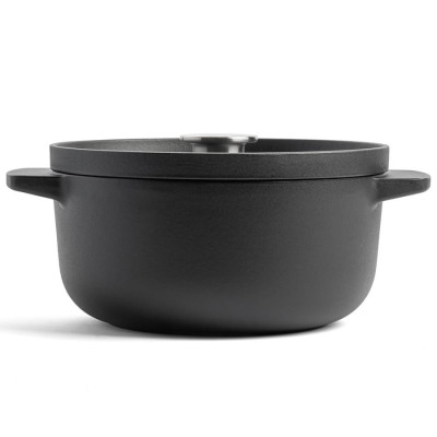 Каструля чавунна з кришкою KitchenAid Matte Oven-to-table, 22 см, 3,3 л (CC004899-001)