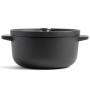Каструля чавунна з кришкою KitchenAid Matte Oven-to-table, 22 см, 3,3 л (CC004899-001)