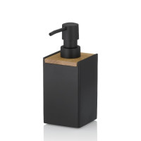 Дозатор для рідкого мила KELA Cube, чорний, 300 мл (23689)