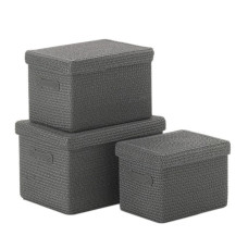 Набір кошиків KELA Rimossa, сірий, 3 штуки (31280)