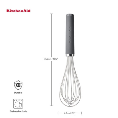 Вінчик KitchenAid Coreline, 26,2 см, сірий (KAS060OHCGG)