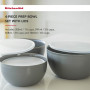 Набір мисок з кришкою KitchenAid Coreline, 4 шт, 355/591/828/1065 мл (KQG176OSCGG)