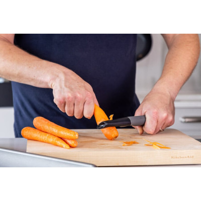 Овочечистка вертикальна KitchenAid Coreline, 22 см, сірий (KAS112OHCGG)