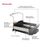 Підставка для сушки посуду KitchenAid Sinkware, 61,5 x 38,5 x 37,5 см (KEG896BXCGA)