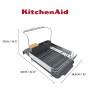 Підставка для сушки посуду KitchenAid Sinkware, 61,5 x 38,5 x 37,5 см (KEG896BXCGA)