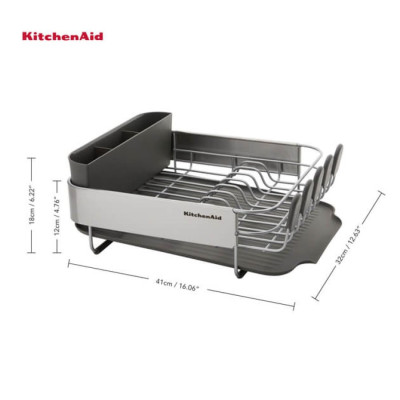 Підставка для сушки посуду KitchenAid Sinkware, 41 x 33 x 17 см (KEG895BXCGA)