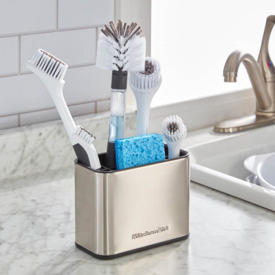 Органайзер для кухонної мийки KitchenAid Sinkware, 16 х 8 х 12 см, сірий (KEG784OSSSA)