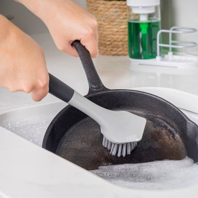 Щітка для миття посуду KitchenAid Sinkware, 26 см, сірий (KEG882OHOBA)