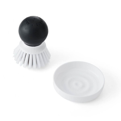Щітка для миття посуду KitchenAid Sinkware, 9 см, білий (KEG195OSBA)