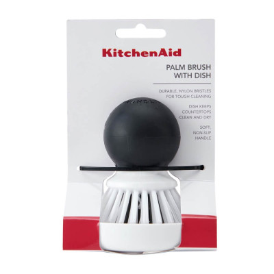 Щітка для миття посуду KitchenAid Sinkware, 9 см, білий (KEG195OSBA)