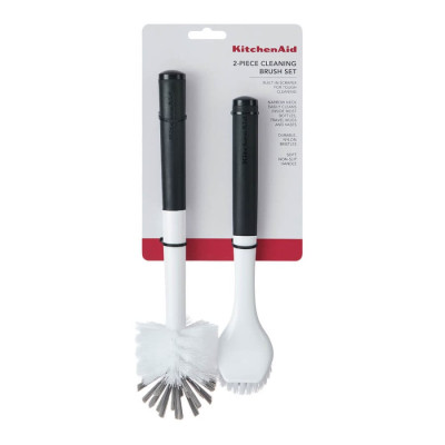 Набір щіток для чищення посуду KitchenAid Sinkware, 2 шт, 29,5 см (KEG875OHBA)