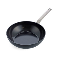 Вок GreenPan Evolution, 28 см, 3,6 л с керамическим покрытием, черный (CC006388-001)