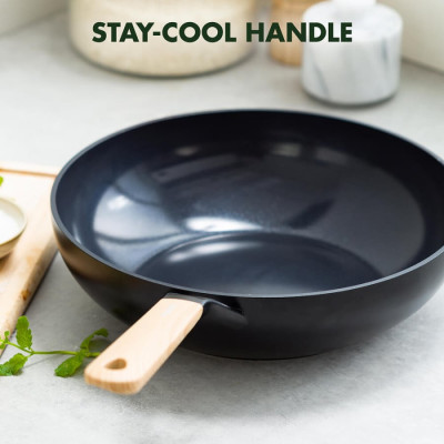 Вок GreenPan Eco Smartshape, 28 см, 3,6 л з керамічним покриттям (CC006448-001)