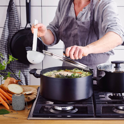 Каструля з кришкою GreenPan Smart, 24 см, 5,1 л з керамічним покриттям (CC005195-001)