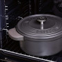 Каструля з кришкою GreenPan Featherweights, 22 см, 3,3 л з керамічним покриттям, чорний (CC005056-001)